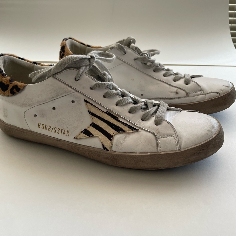 Golden Goose Cheetah Superstar 42 sneakers